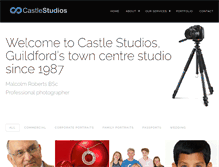 Tablet Screenshot of castlestudios.co.uk
